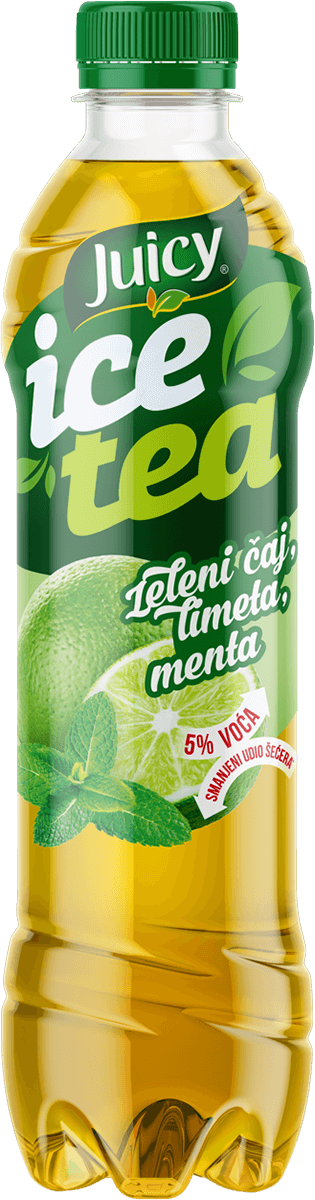 Juicy Fruits zeleni čaj, limeta, menta